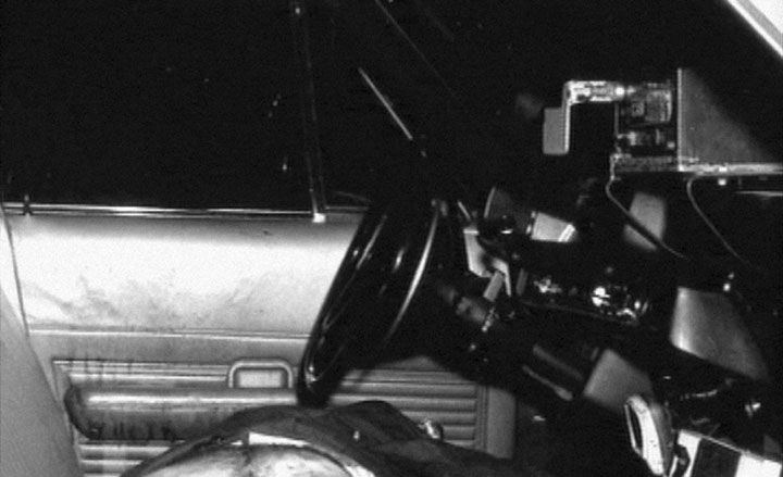 Paul_Stine_Crime_Scene_Cab_Interior_steering_wheel_and_drivers_door
